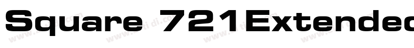 Square 721Extended H字体转换 Square 721Extended H字体转换